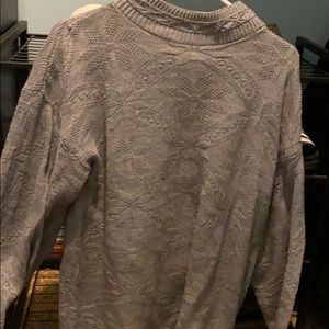 light grey long sweater